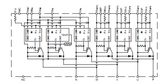 PM75CSA120 circuit diagram
