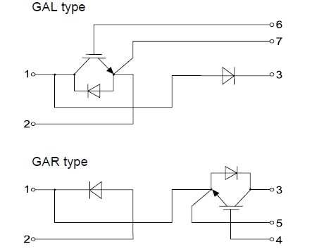 BSM75GAR120DN2 circuit diagram