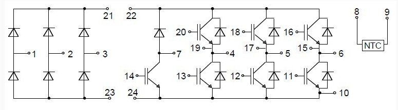 BSM15GP120B2 block diagram