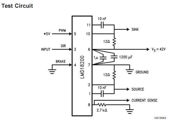 lmd18200t test circuit