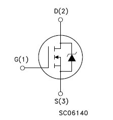std17nf25 pin connection