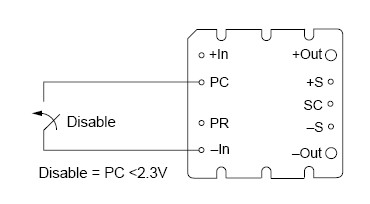 V300B48C250BL pin configuration
