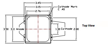 MLEGRN-A1 package dimensions