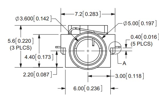 SJ-3503-SMT-TR package dimensions