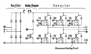 7MBR50NE060 Equivalent Circuit