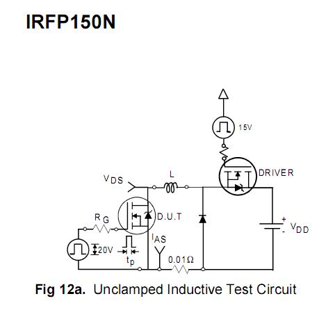 irfp150n test circuit