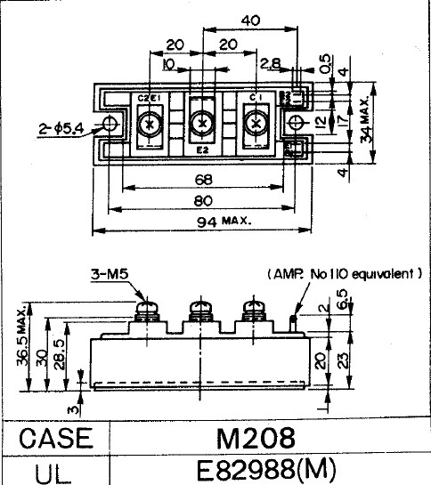 2DI30D-050A dimension