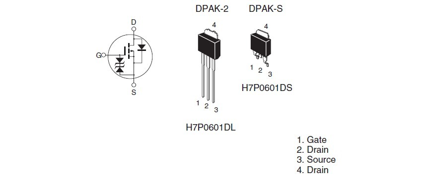 h7p0601ds90tl-e pin connection