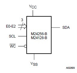 m24256-bwmn6tp pin connection