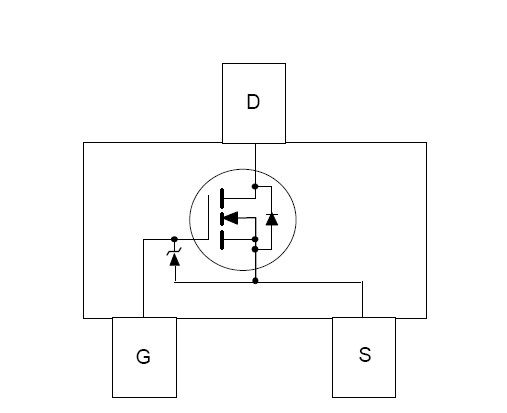 FDV303N block diagram