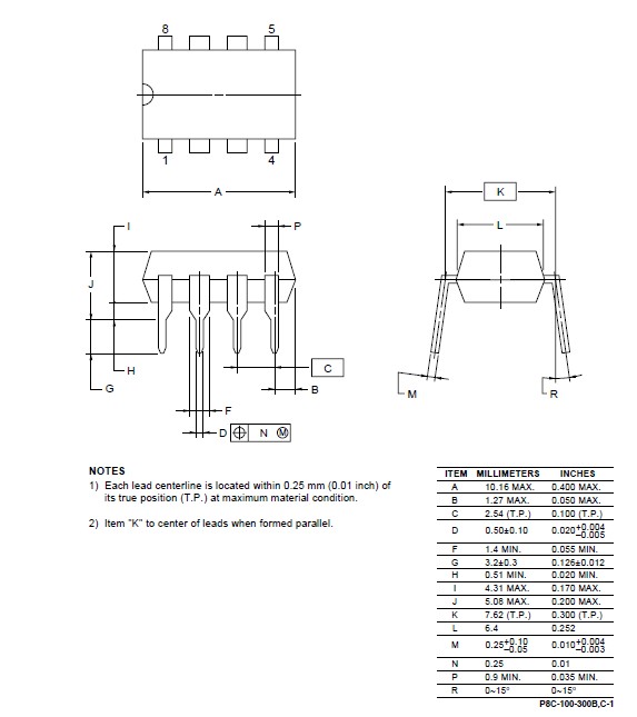 upc393g2-e2-a dimension