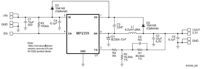 mp2359dj-lf-z pin connection