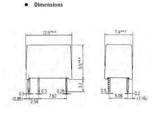 SY-12-K package dimensions