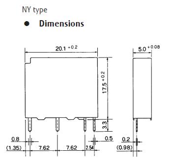 NY12W-K package dimensions