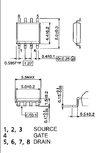 tpc8104-h(te12l) pin connection