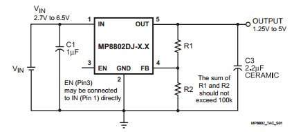 MP8802DJ-2.5-LF-Z  functional diagram