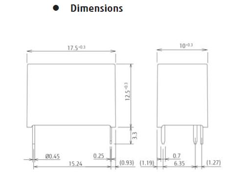 JV24S-KT package dimensions