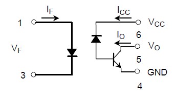 TLP112A pin connection