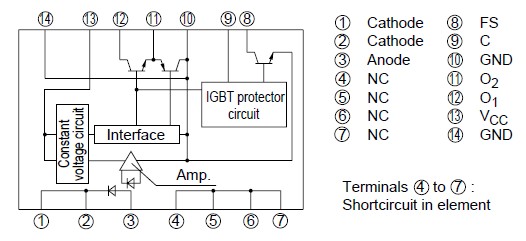 PC929 pin connection