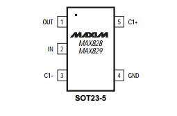 MAX828EUK package dimensions