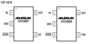 MAX8887EZK15+T circuit diagram