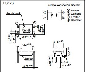 PC123 pin connection