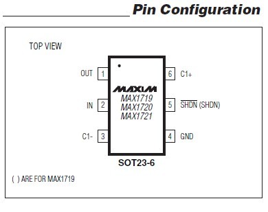 MAX1598EZK25+T circuit diagram