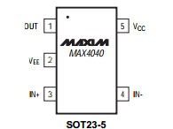 MAX4040EUK+T circuit diagram