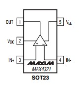 MAX4321EUK+T circuit diagram