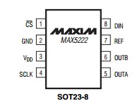 MAX5222EKA+T circuit diagram
