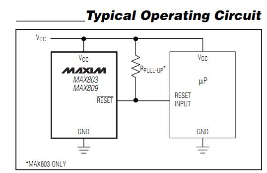 MAX809J block diagram