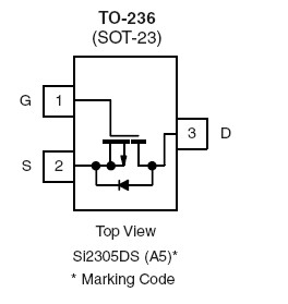 si2305ds-t1-e3 block diagram