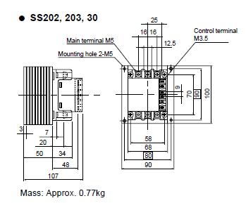 SS202E-3Z-D3 package dimensions
