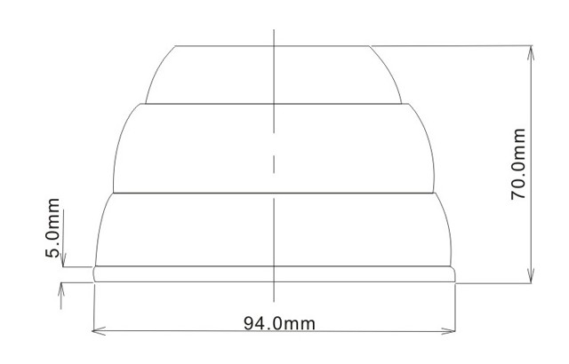 YX-550CR2 package dimensions