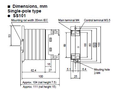 SS101-3Z-D3 package dimensions