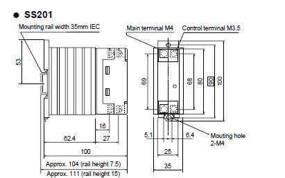 SS201H-3Z-D3 package dimensions