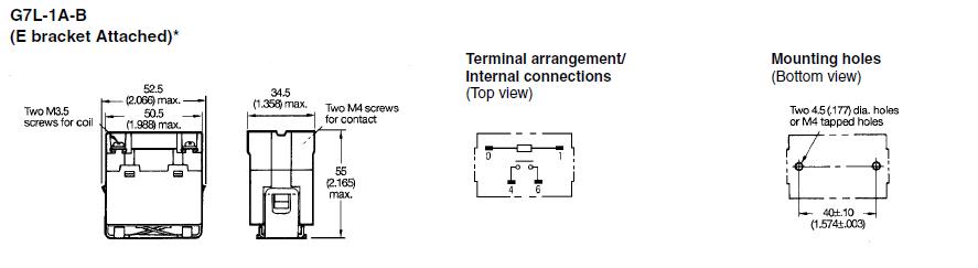 G7L-1A-B package dimensions