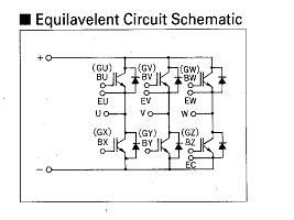 6MBI20L-060 Equivalent Circuit
