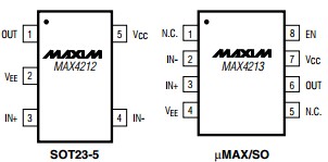 MAX4212EUK+T circuit diagram