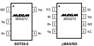 MAX4212EUK+T circuit diagram