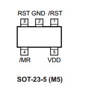 MIC2775-2.8YM5 pin configuration