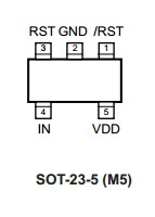 MIC2777L-29YM5 pin configuration
