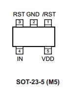 MIC2777N-23YM5 pin configuration