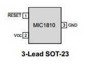 MIC1810-15UY pin configuration