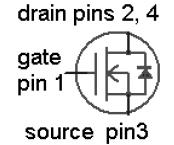 BSP149L6327 pin connection