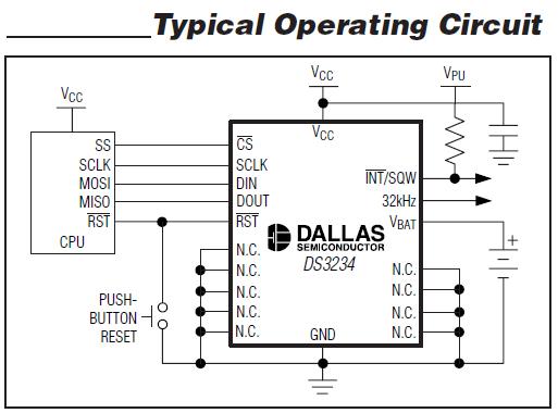 DS3234SN circuit diagram