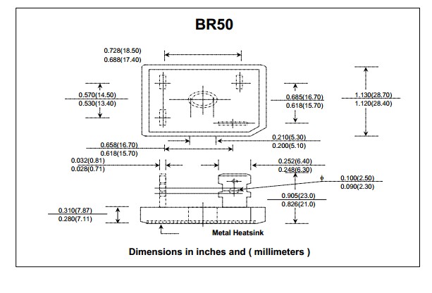 BR5010 package dimensions