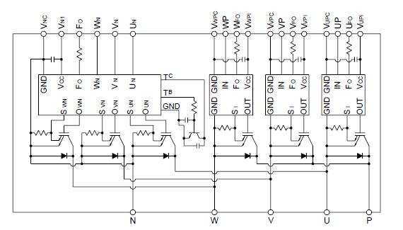 PM400DVA060 block diagram