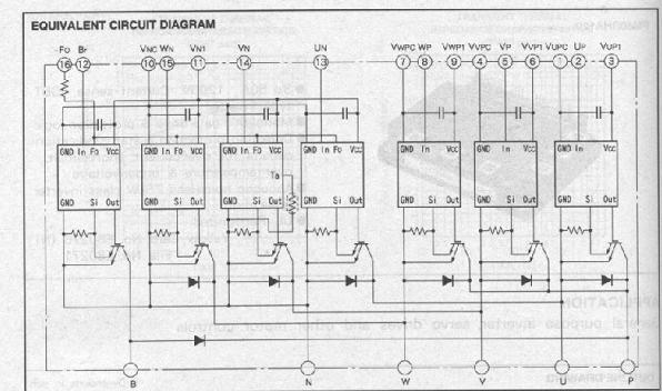 PM50RHA120 Equivalent Circuit Diagram