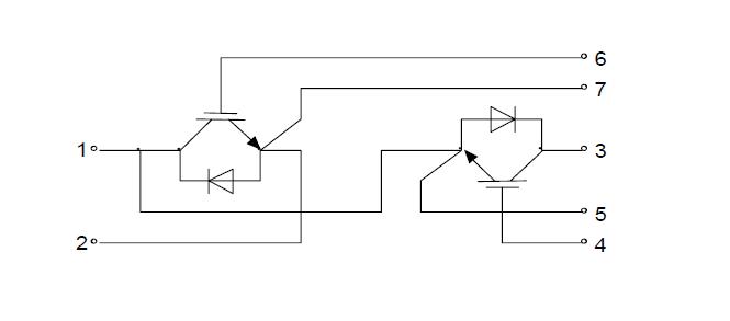 BSM50GB60DLC Circuit diagram